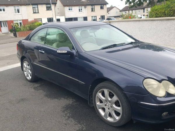 Mercedes-Benz CLK Coupe, Petrol, 2005, Blue