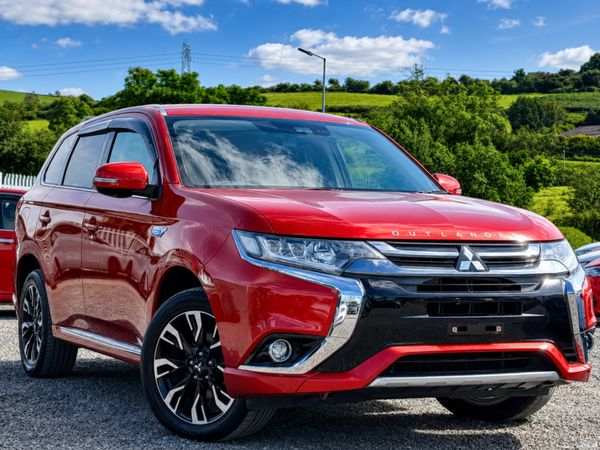Mitsubishi Outlander SUV, Petrol Plug-in Hybrid, 2017, Red