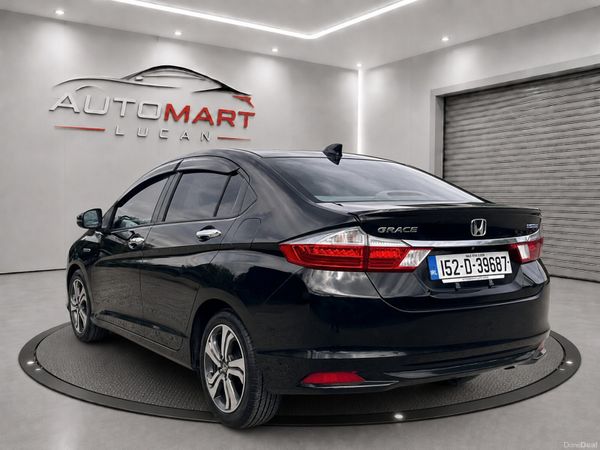 Honda Grace Saloon, Petrol Hybrid, 2015, Black