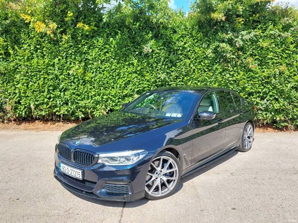 BMW 5-Series Saloon, Petrol Plug-in Hybrid, 2018, Black