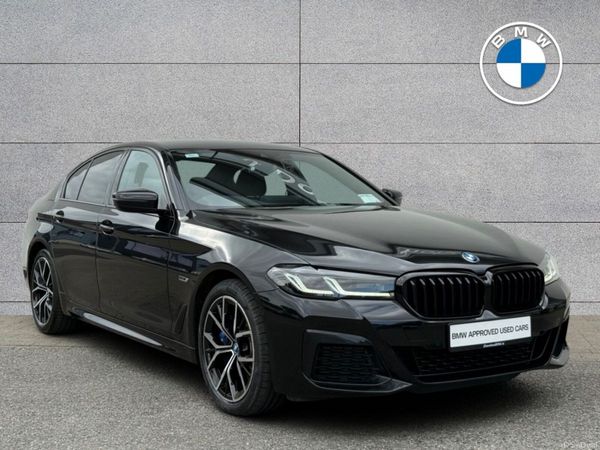 BMW 5-Series Saloon, Petrol Plug-in Hybrid, 2023, Black