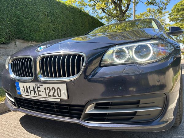 BMW 5-Series Saloon, Diesel, 2014, Blue