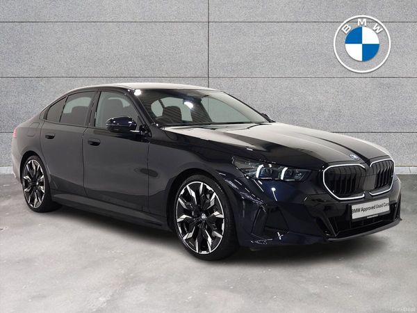 BMW 5-Series Saloon, Petrol Plug-in Hybrid, 2025, Black