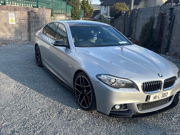 BMW 5-Series Saloon, Diesel, 2014, Silver