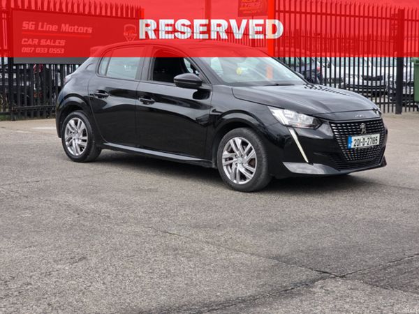 Peugeot 208 Hatchback, Petrol, 2020, Black