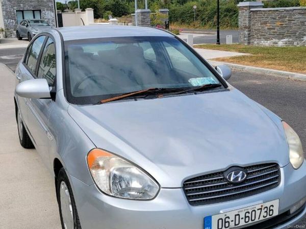 Hyundai Accent Saloon, Petrol, 2006, Silver