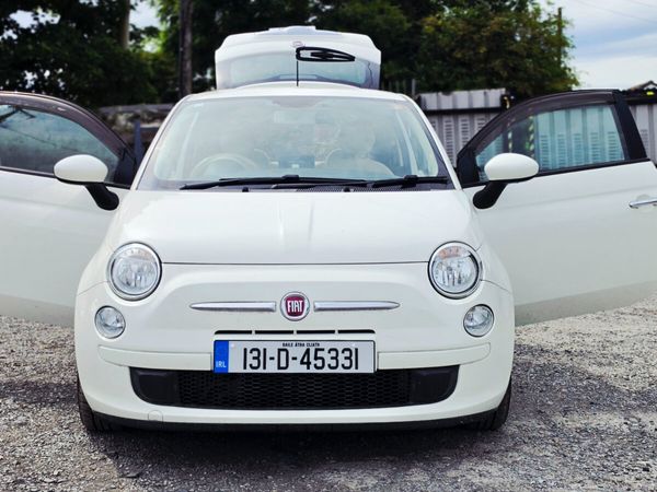Fiat 500 Hatchback, Petrol, 2013, White