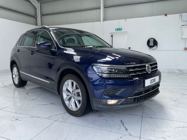 Volkswagen Tiguan SUV, Diesel, 2019, Blue