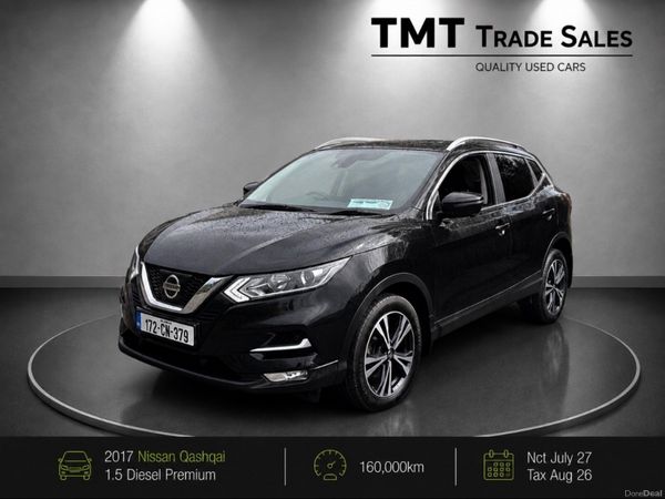 Nissan Qashqai SUV, Diesel, 2017, Black