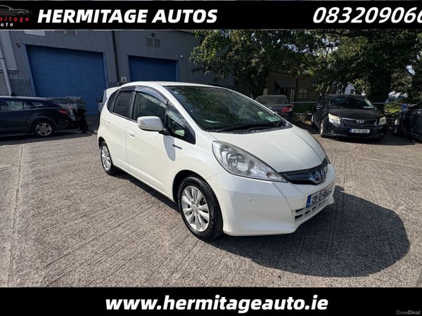 Honda Fit Hatchback, Petrol Hybrid, 2013, White