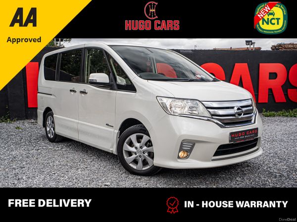 Nissan Serena MPV, Petrol Hybrid, 2013, White