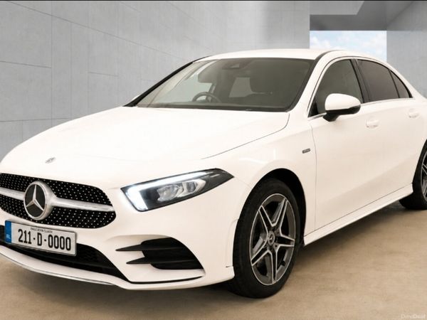 Mercedes-Benz A-Class Saloon, Petrol Plug-in Hybrid, 2021, White