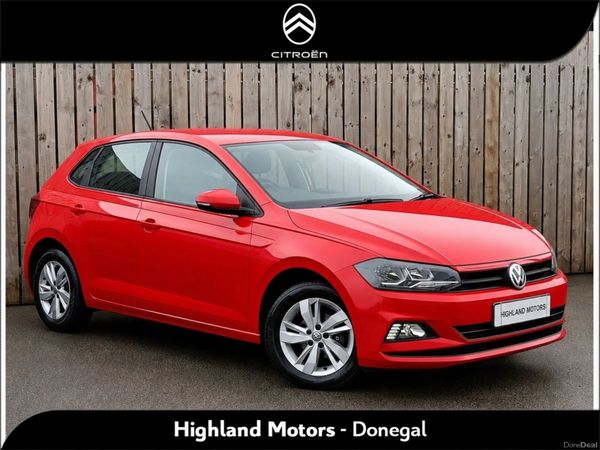 Volkswagen Polo Hatchback, Petrol, 2019, Red