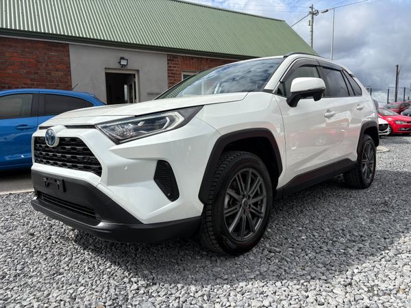 Toyota RAV4 SUV, Petrol Hybrid, 2021, White