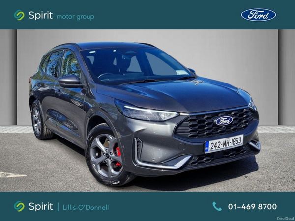 Ford Kuga SUV, Petrol Plug-in Hybrid, 2024, Grey