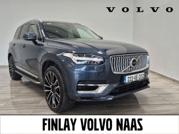 Volvo XC90 SUV, Petrol Plug-in Hybrid, 2022, Blue
