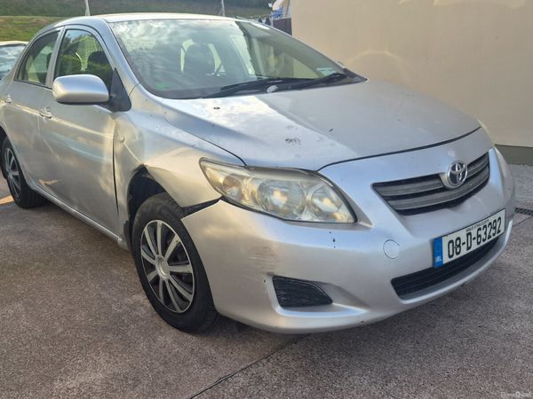 Toyota Corolla Saloon, Petrol, 2008, Silver