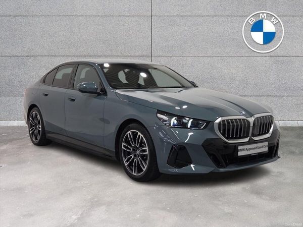 BMW 5-Series Saloon, Petrol Plug-in Hybrid, 2025, Green