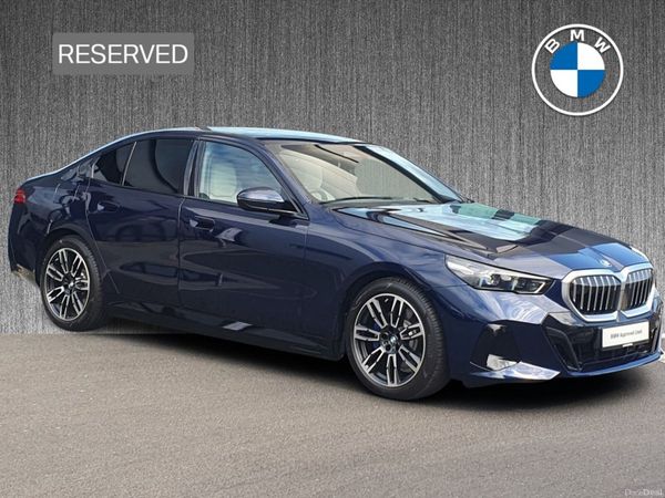 BMW 5-Series Saloon, Petrol Plug-in Hybrid, 2026, Blue