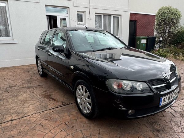 Nissan Almera Hatchback, Petrol, 2007, Black