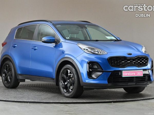 Kia Sportage SUV, Diesel Hybrid, 2021, Blue