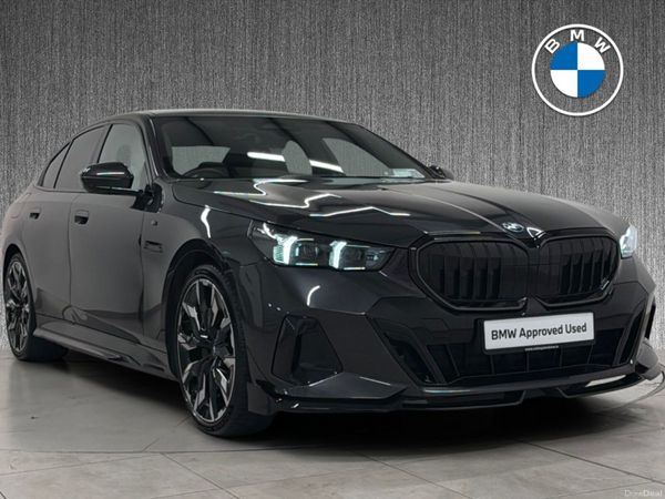 BMW 5-Series Saloon, Petrol Plug-in Hybrid, 2024, Grey