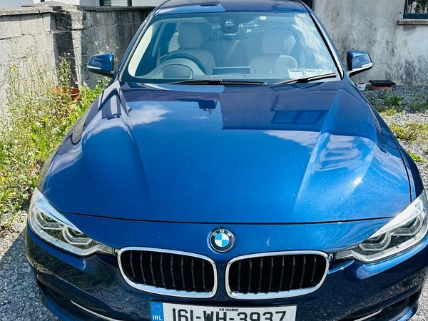 BMW 3-Series Saloon, Diesel, 2016, Blue