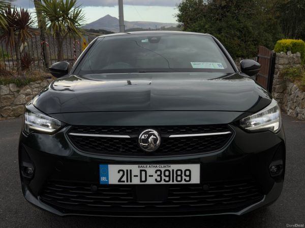 Vauxhall Corsa Hatchback, Electric, 2021, Green