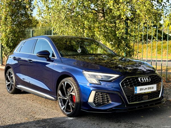 Audi A3 Hatchback, Petrol Plug-in Hybrid, 2021, Blue