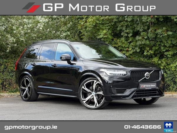 Volvo XC90 Estate, Petrol Plug-in Hybrid, 2022, Black