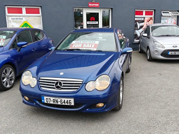 Mercedes-Benz C-Class Coupe, Petrol, 2007, Blue