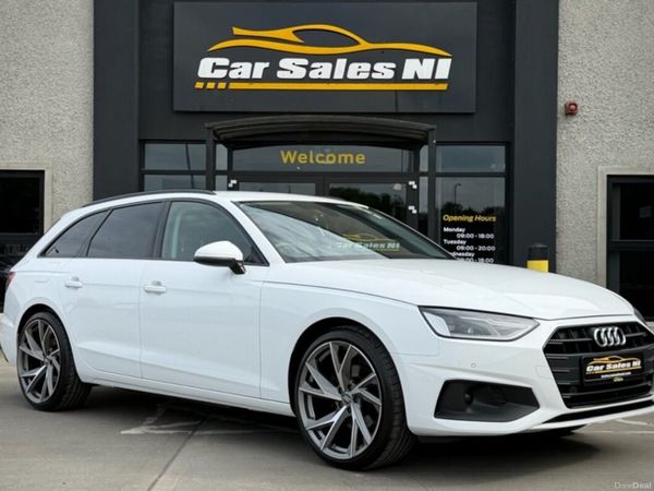 Audi A4 Estate, Diesel Hybrid, 2023, White