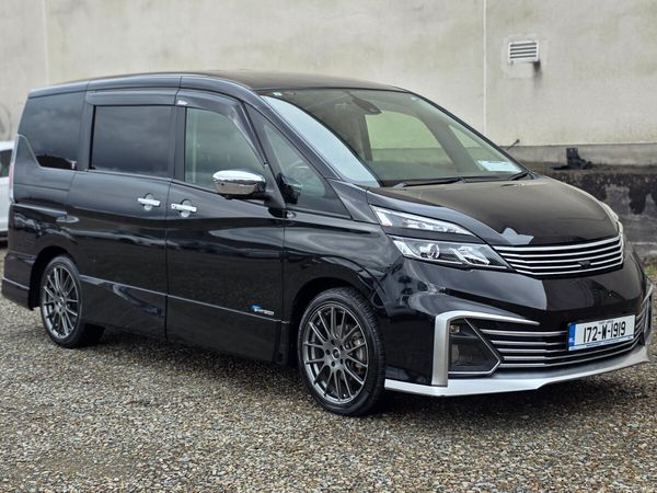 Nissan Serena MPV, Petrol Hybrid, 2017, Black