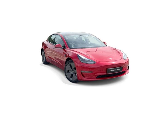 Tesla Model 3 Saloon, Electric, 2024, Red