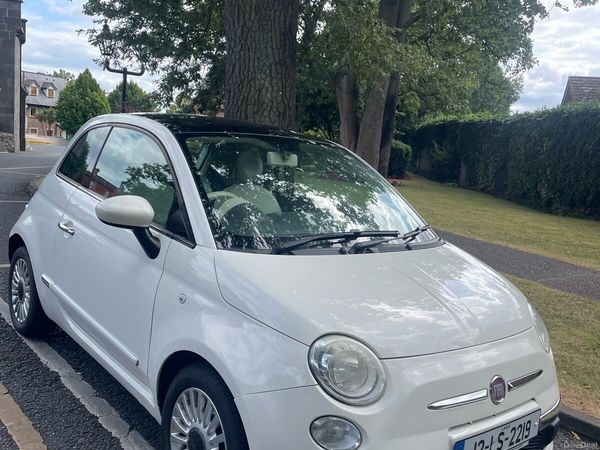 Fiat 500 Hatchback, Petrol, 2012, White