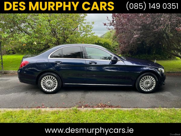 Mercedes-Benz C-Class Saloon, Diesel, 2018, Blue