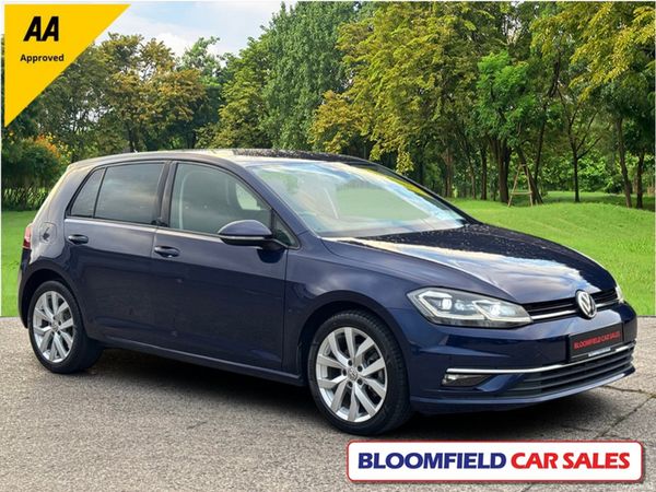 Volkswagen Golf Hatchback, Petrol, 2017, Blue