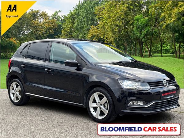 Volkswagen Polo Hatchback, Petrol, 2016, Black