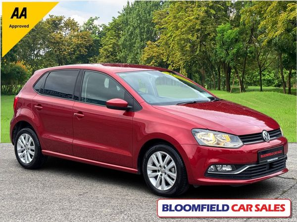 Volkswagen Polo Hatchback, Petrol, 2017, Red