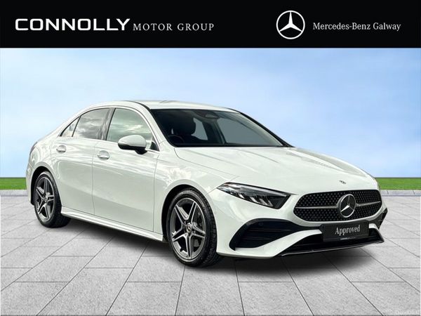 Mercedes-Benz A-Class Saloon, Petrol, 2023, White