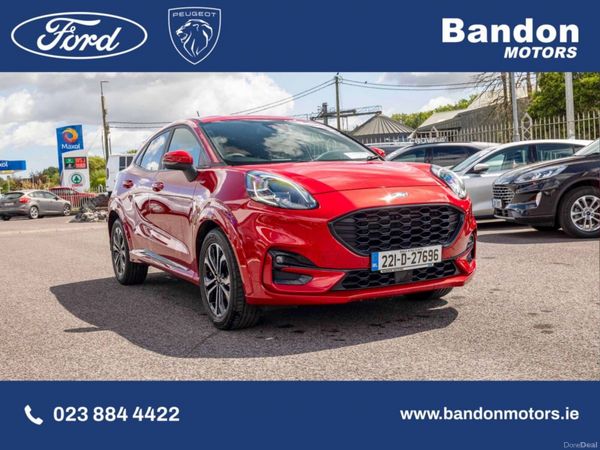 Ford Puma MPV, Petrol Hybrid, 2022, Red