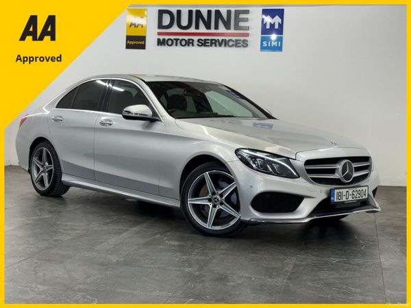 Mercedes-Benz C-Class Saloon, Diesel, 2018, Silver
