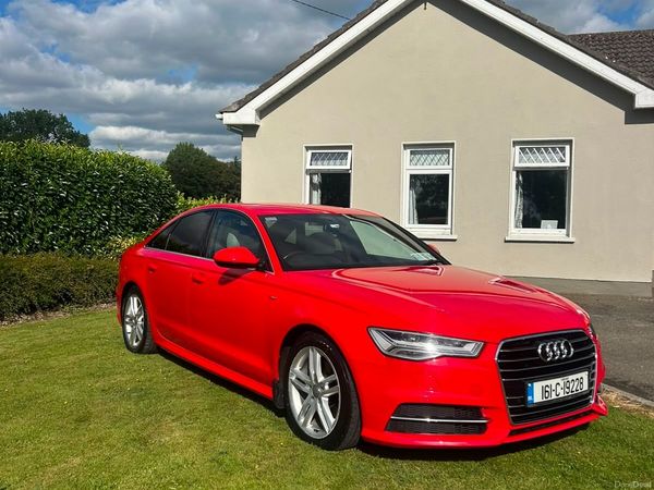 Audi A6 Saloon, Diesel, 2016, Red