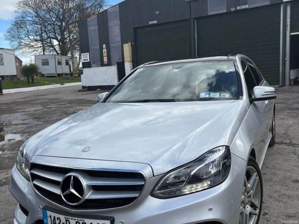 Mercedes-Benz E-Class Saloon, Diesel Hybrid, 2014, Silver