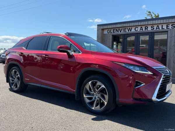 Lexus RX Estate, Petrol Hybrid, 2019, Red