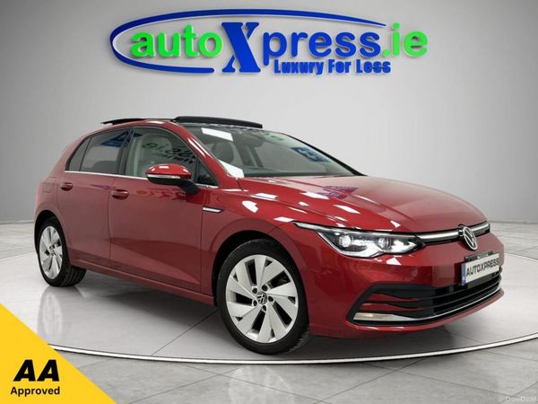 Volkswagen Golf Hatchback, Petrol Hybrid, 2021, Red