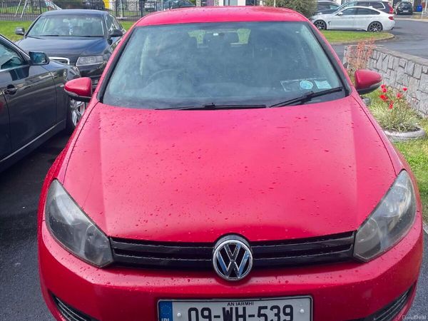 Volkswagen Golf Hatchback, Diesel, 2009, Red