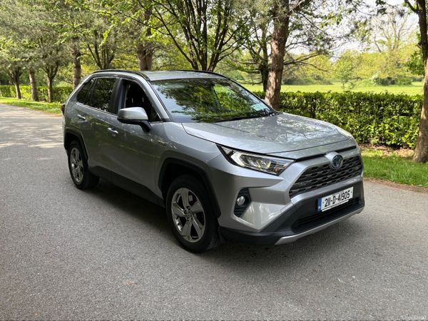 Toyota RAV4 SUV, Petrol Hybrid, 2021, Silver