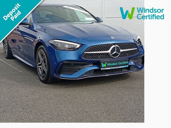 Mercedes-Benz C-Class Saloon, Petrol Plug-in Hybrid, 2023, Blue