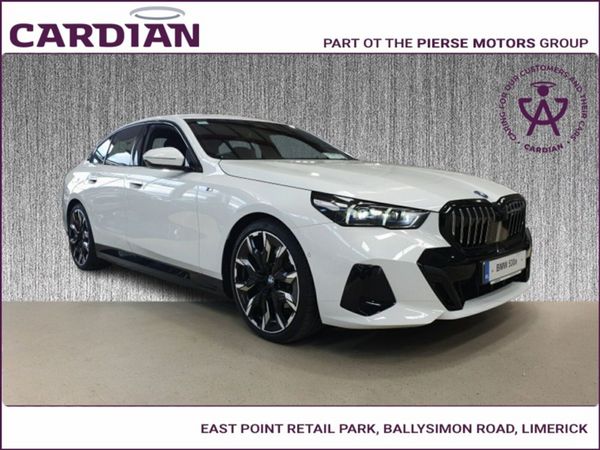 BMW 5-Series Saloon, Petrol Hybrid, 2026, White